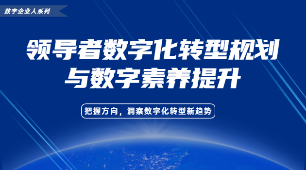 领导者数字化转型规划与数字素养提升