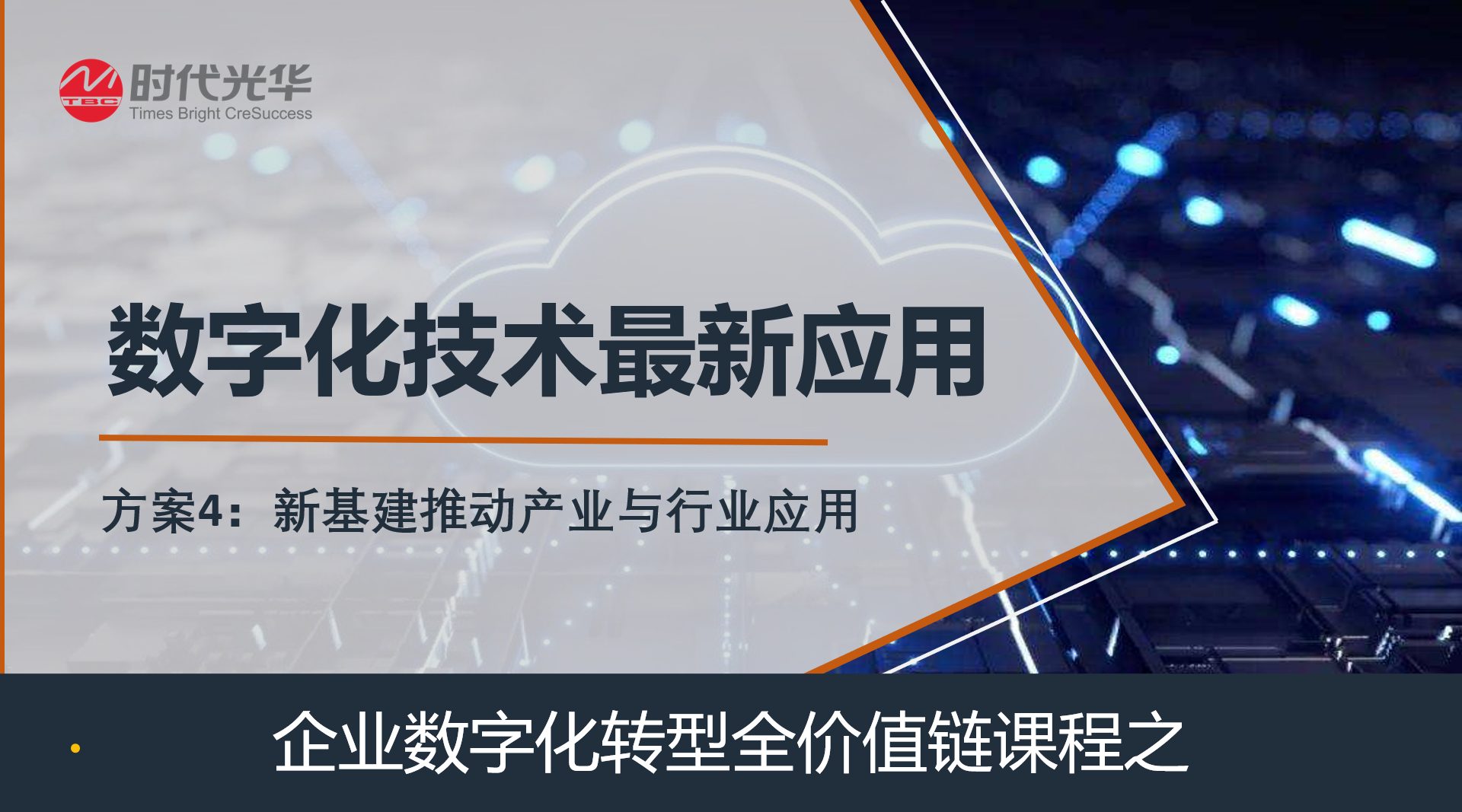 数字技术最新应用方案4：新基建推动产业与行业应用